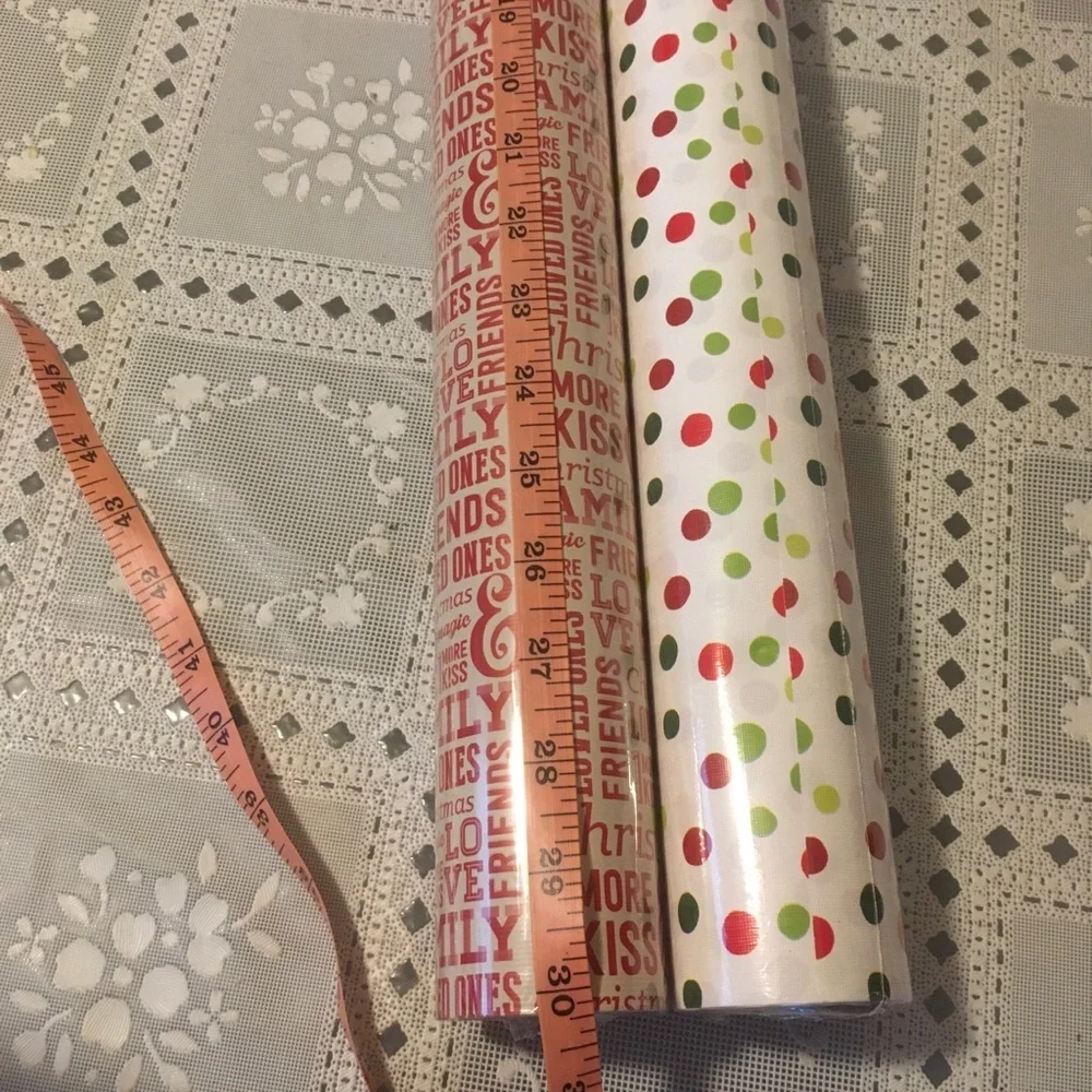 🆕 Christmas Gift Wrapping Paper, 30” long, TJMaxx